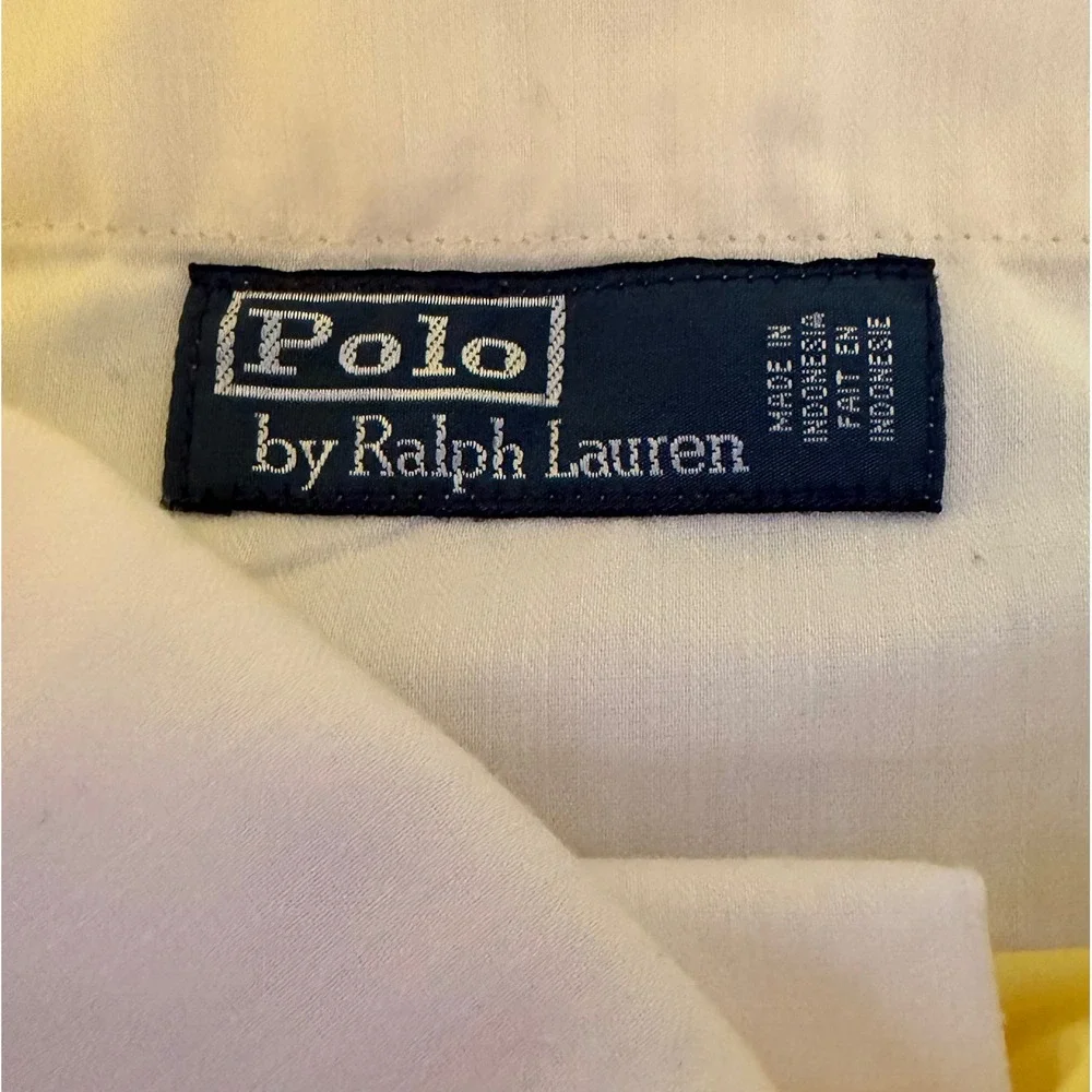 Polo Ralph Lauren Mens Yellow Chino Shorts Cotton Twill Classic Fit Size 42